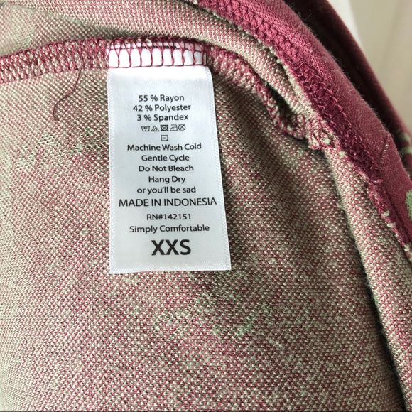 Lularoe Irma, flamingo print - Picture 5 of 6